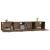 Dulapuri perete 2 buc stejar maro 100x36,5x35 cm lemn prelucrat GartenMobel Dekor