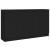 Servante, 2 buc., negru, 60x30x70 cm, lemn compozit GartenMobel Dekor