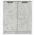 Servante, 2 piese, gri beton, 60x30x70 cm, lemn prelucrat GartenMobel Dekor