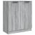 Servante, 2 piese, sonoma gri, 60x30x70 cm, lemn prelucrat GartenMobel Dekor