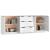 Servante, 3 piese, alb, lemn prelucrat GartenMobel Dekor