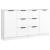 Servante, 2 buc., alb, 60x30x70 cm, lemn prelucrat GartenMobel Dekor