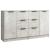 Servante, 2 buc., gri beton, 60x30x70 cm, lemn prelucrat GartenMobel Dekor