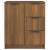 Servante, 2 buc., stejar maro, 60x30x70 cm, lemn prelucrat GartenMobel Dekor