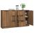 Servante, 2 buc., stejar maro, 60x30x70 cm, lemn prelucrat GartenMobel Dekor