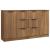Servante, 2 buc., stejar maro, 60x30x70 cm, lemn prelucrat GartenMobel Dekor
