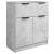 Servante, 3 piese, gri beton, lemn prelucrat GartenMobel Dekor