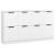 Servante, 2 piese, alb, 60x30x70 cm, lemn prelucrat GartenMobel Dekor