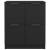 Servante, 2 buc., negru, 60x30x70 cm, lemn compozit GartenMobel Dekor