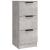 Servante, 3 piese, gri beton, lemn prelucrat GartenMobel Dekor