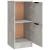 Servante, 3 piese, gri beton, lemn prelucrat GartenMobel Dekor