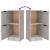Servante, 3 piese, gri beton, lemn prelucrat GartenMobel Dekor