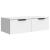 Dulapuri de perete, 2 buc., alb, 68x30x20 cm, lemn prelucrat GartenMobel Dekor