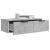 Dulapuri perete, 2 buc., gri beton, 68x30x20 cm, lemn prelucrat GartenMobel Dekor