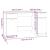 Birou cu dulap lateral, gri beton, lemn prelucrat GartenMobel Dekor