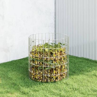 Compostor de grădină, Ø50x50 cm, oțel galvanizat GartenMobel Dekor