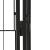 Țarc câini 16 panouri negru 100x50 cm oțel vopsit electrostatic GartenMobel Dekor