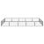 Țarc câini 16 panouri negru 100x50 cm oțel vopsit electrostatic GartenMobel Dekor