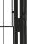 Țarc câini 20 panouri negru 100x50 cm oțel vopsit electrostatic GartenMobel Dekor