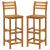 Set mobilier de bar de grădină, 3 piese, lemn masiv de acacia GartenMobel Dekor