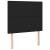Tăblii de pat, 2 buc, negru, 80x5x78/88 cm, piele ecologică GartenMobel Dekor