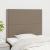 Tăblii de pat, 2 buc, gri taupe, 100x5x78/88 cm, textil GartenMobel Dekor