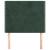 Tăblii de pat, 2 buc, verde închis, 100x5x78/88 cm, catifea GartenMobel Dekor