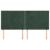 Tăblii de pat, 4 buc, verde închis, 100x5x78/88 cm, catifea GartenMobel Dekor