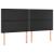 Tăblii de pat, 4 buc, negru, 80x5x78/88 cm, piele ecologică GartenMobel Dekor