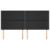 Tăblii de pat, 4 buc, negru, 100x5x78/88 cm, piele ecologică GartenMobel Dekor
