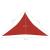 Pânză parasolar, roșu, 3,5x3,5x4,9 m, HDPE, 160 g/m² GartenMobel Dekor