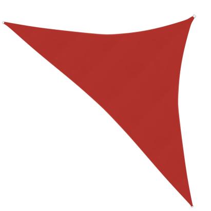 Pânză parasolar, roșu, 3,5x3,5x4,9 m, HDPE, 160 g/m² GartenMobel Dekor