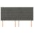 Tăblii de pat, 4 buc, gri închis, 80x5x78/88 cm, catifea GartenMobel Dekor