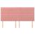 Tăblii de pat, 4 buc, roz, 100x5x78/88 cm, catifea GartenMobel Dekor