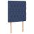 Tăblii de pat, 2 buc, albastru, 80x7x78/88 cm, textil GartenMobel Dekor