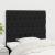 Tăblii de pat, 2 buc, negru, 90x7x78/88 cm, textil GartenMobel Dekor
