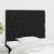 Tăblii de pat, 2 buc, negru, 100x7x78/88 cm, textil GartenMobel Dekor