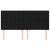 Tăblii de pat, 4 buc, negru, 100x5x78/88 cm, textil GartenMobel Dekor