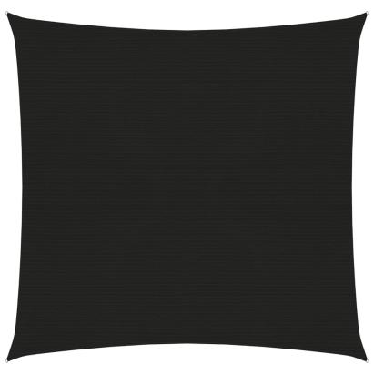 Pânză parasolar, negru, 2,5x2,5 m, HDPE, 160 g/m² GartenMobel Dekor