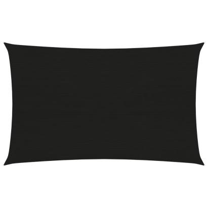 Pânză parasolar, negru, 2x4,5 m, HDPE, 160 g/m² GartenMobel Dekor