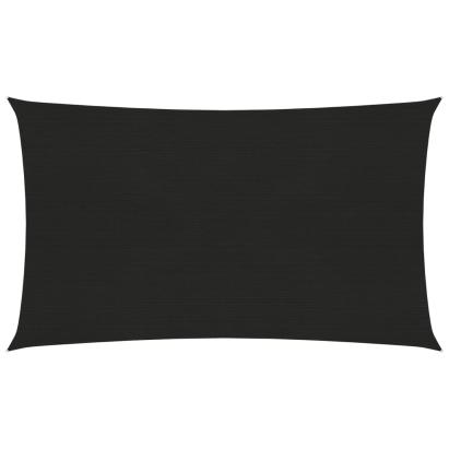 Pânză parasolar, negru, 2x5 m, HDPE, 160 g/m² GartenMobel Dekor