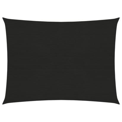 Pânză parasolar, negru, 3x4 m, HDPE, 160 g/m² GartenMobel Dekor