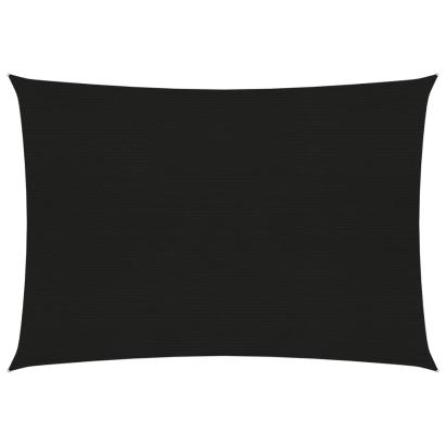 Pânză parasolar, negru, 3x4,5 m, HDPE, 160 g/m² GartenMobel Dekor