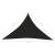 Pânză parasolar, negru, 3 x 3 x 4,2 m, HDPE, 160 g/m² GartenMobel Dekor