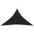 Pânză parasolar, negru, 3 x 3 x 4,2 m, HDPE, 160 g/m² GartenMobel Dekor