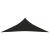 Pânză parasolar, negru, 3,5x3,5x4,9 m, HDPE, 160 g/m² GartenMobel Dekor
