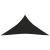 Pânză parasolar, negru, 4x4x4 m, HDPE, 160 g/m² GartenMobel Dekor