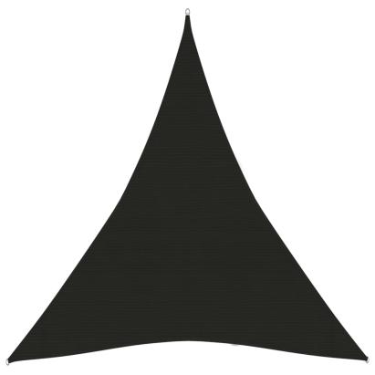 Pânză parasolar, negru, 4x5x5 m, HDPE, 160 g/m² GartenMobel Dekor