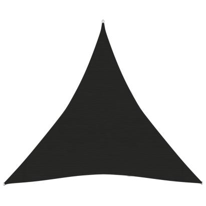 Pânză parasolar, negru, 5x5x5 m, HDPE, 160 g/m² GartenMobel Dekor