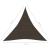 Pânză parasolar, maro, 3,6x3,6x3,6 m, HDPE, 160 g/m² GartenMobel Dekor